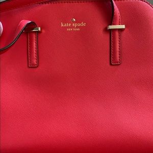 Kate Spade- orange/Red Cross body. New, no tags